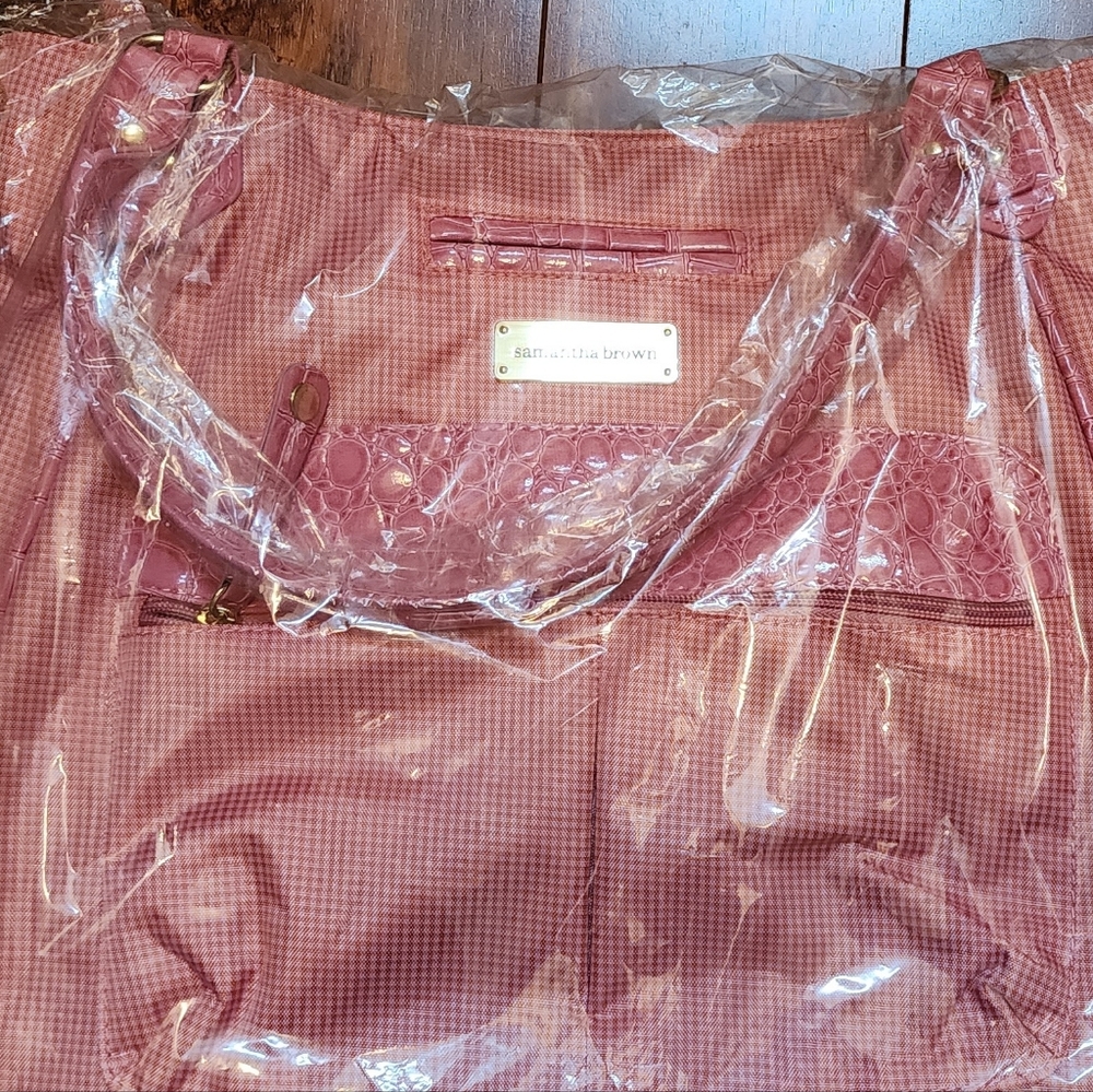 NEW Samantha Brown Spinner Luggage Set with 3 Packing Cubes